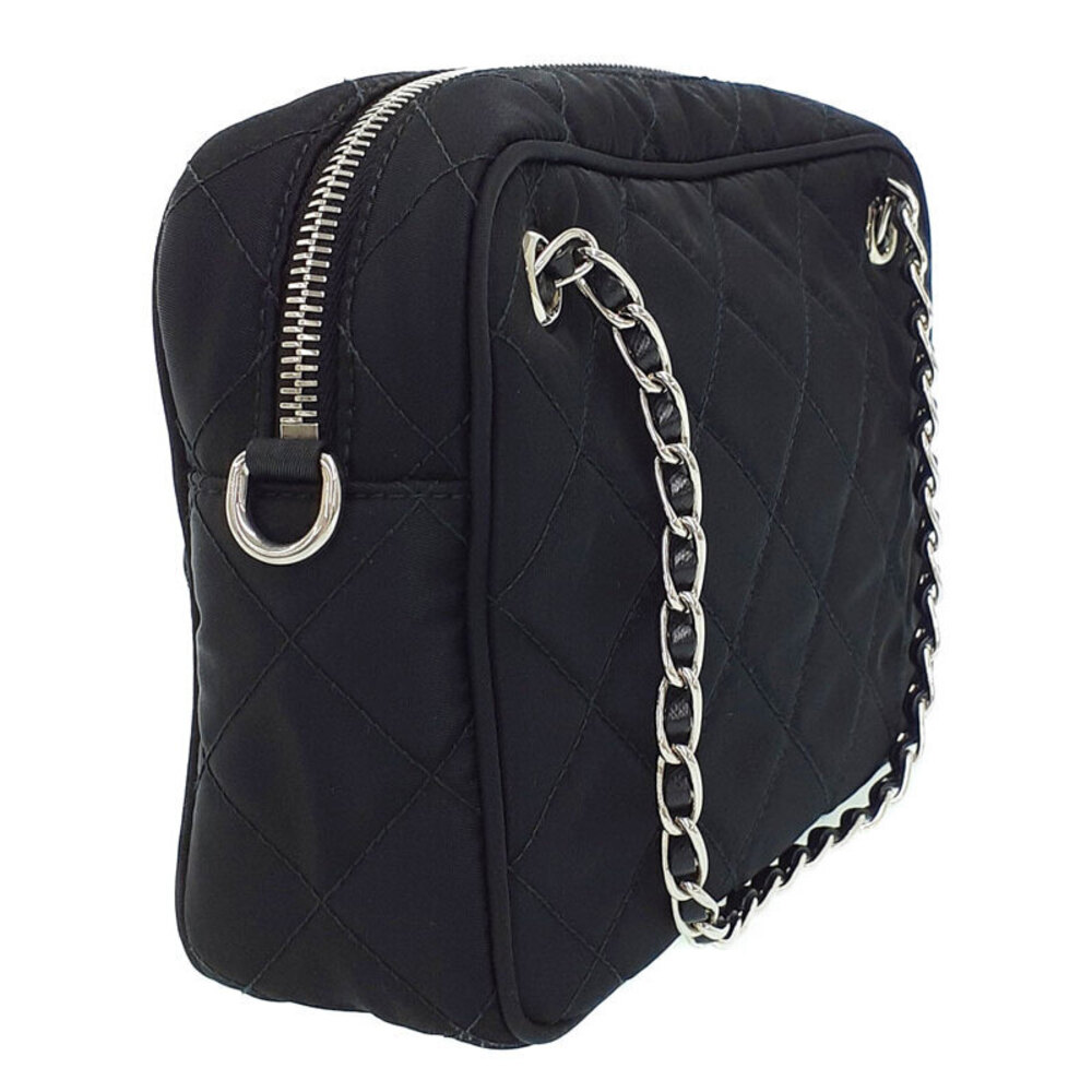 Prada Tessuto Impuntu Quilted Crossbody Bag black - Picture 2 of 9